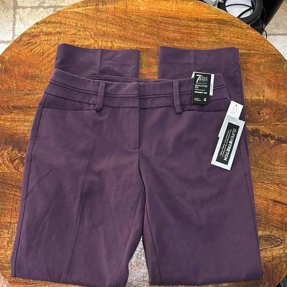NWT NY&Co 7th Avenue Super Stretch Straight Leg Pants - Picture 2 of 8